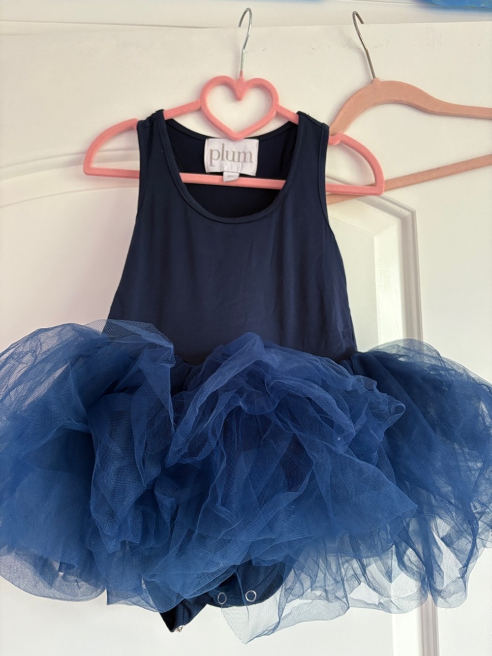 Plum Navy Tulle Ballet Tutu Dress for Kids